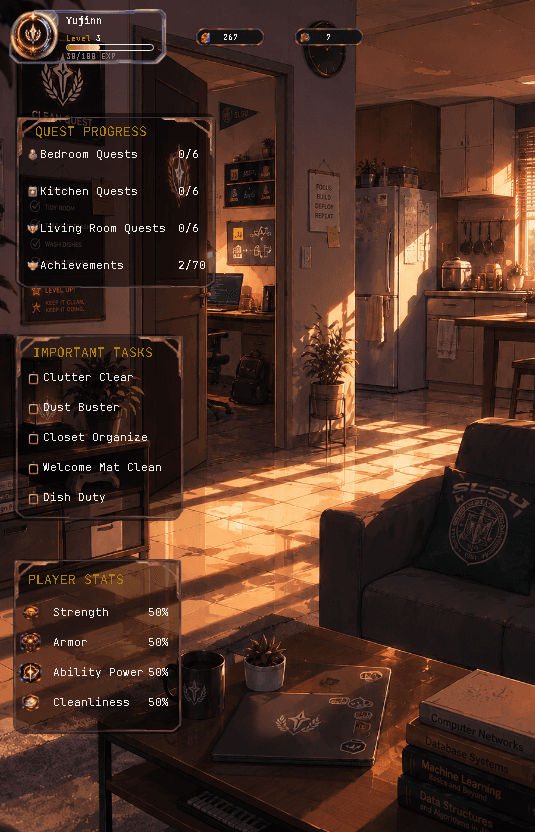 Clean Quest - Image Based Game for Cleanliness